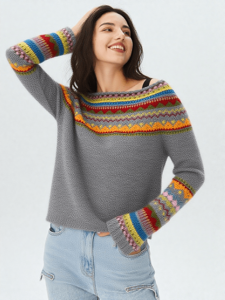 Kirra™ | Suéter Retro - | Benedita Lisboa