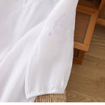 Kissina™ | Blusa de Algodão e Linho Bordada - | Benedita Lisboa