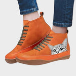 Kitty™ | Botas de couro para amantes de gatos - | Benedita Lisboa