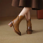 Klara™ - Botas em pele - | Benedita Lisboa