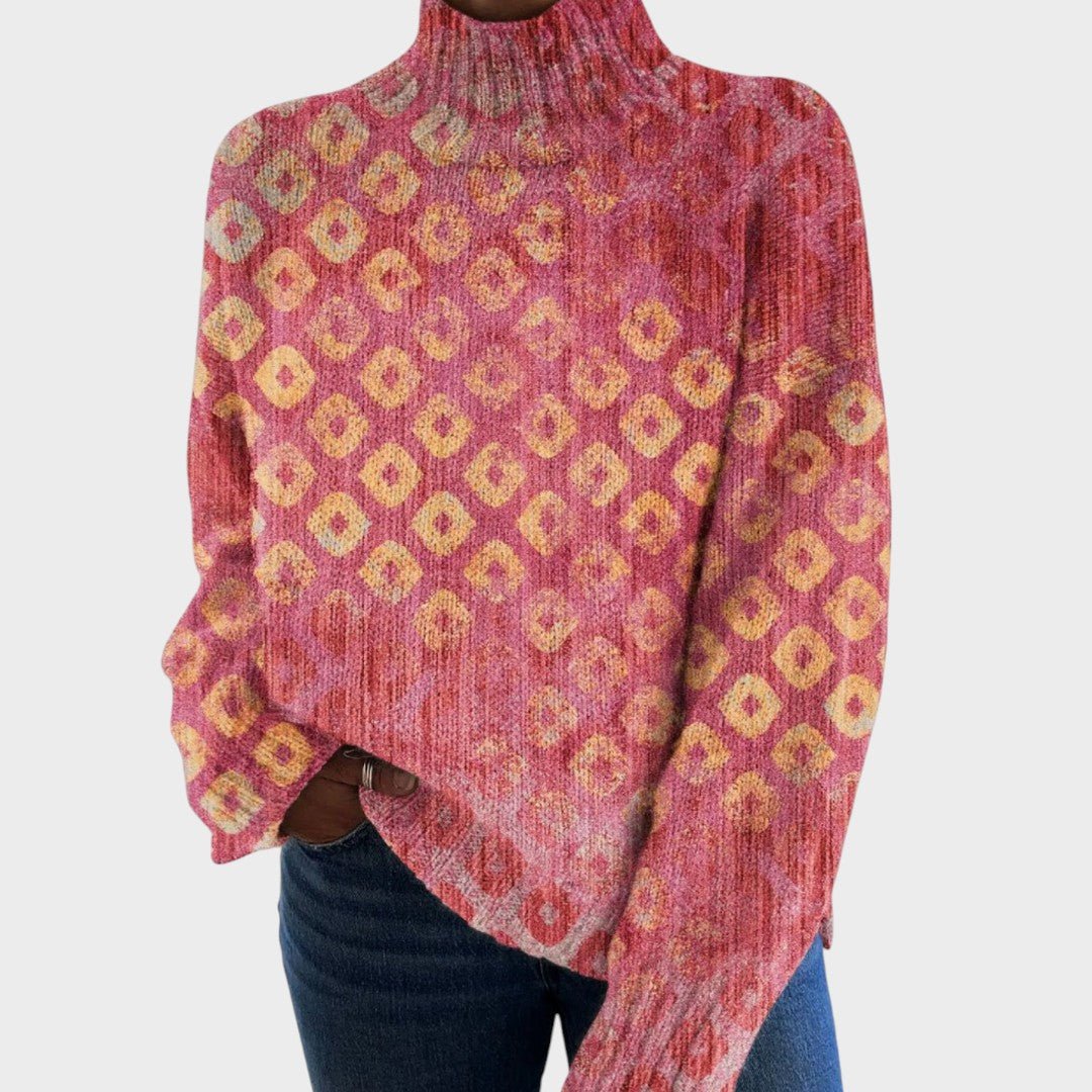 Lara™ | Camisola de Malha Artística - | Benedita Lisboa