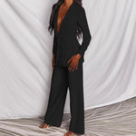 Lara™ | Elegante Blazer e Conjunto de Calças - | Benedita Lisboa