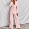 Lara™ | Elegante Blazer e Conjunto de Calças - | Benedita Lisboa