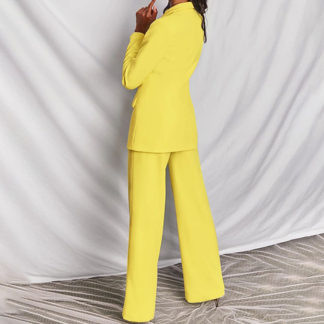 Lara™ | Elegante Blazer e Conjunto de Calças - | Benedita Lisboa