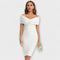 Lara™ | Mini vestido elegante com decote em V - | Benedita Lisboa