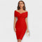 Lara™ | Mini vestido elegante com decote em V - | Benedita Lisboa