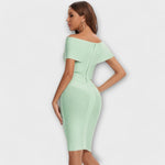 Lara™ | Mini vestido elegante com decote em V - | Benedita Lisboa