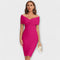 Lara™ | Mini vestido elegante com decote em V - | Benedita Lisboa
