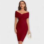 Lara™ | Mini vestido elegante com decote em V - | Benedita Lisboa