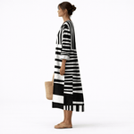Lara™ | Vestido Estampado Gráfico - Vestido | Benedita Lisboa