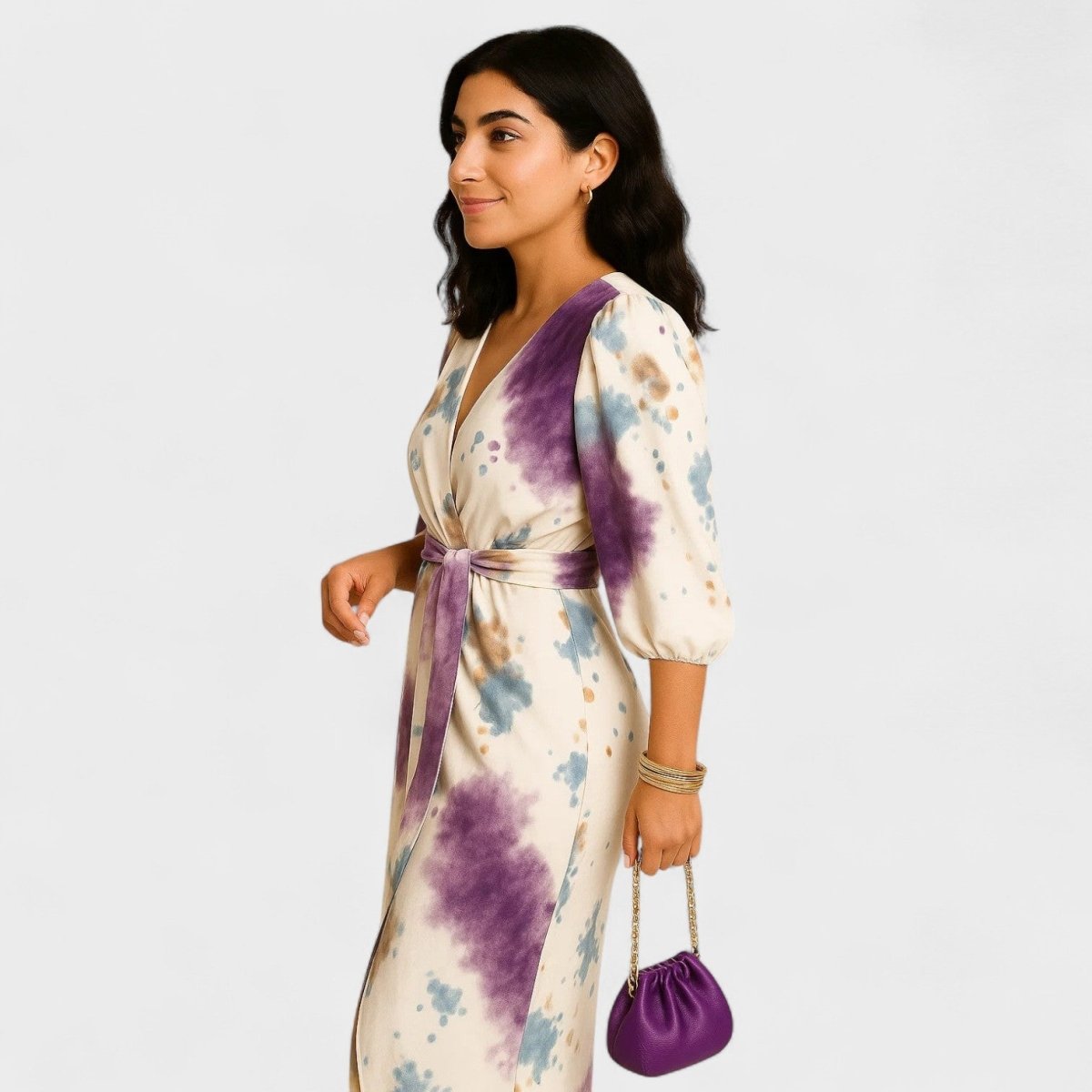 Larissa™ | Vestido crossover - | Benedita Lisboa