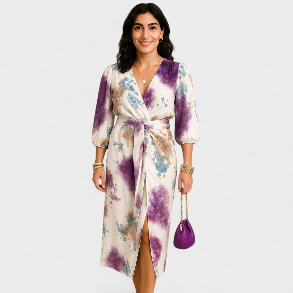 Larissa™ | Vestido crossover - | Benedita Lisboa