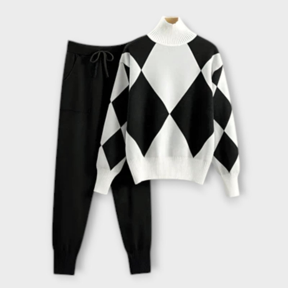 Laura™ | Conjunto elegante de duas peças - | Benedita Lisboa