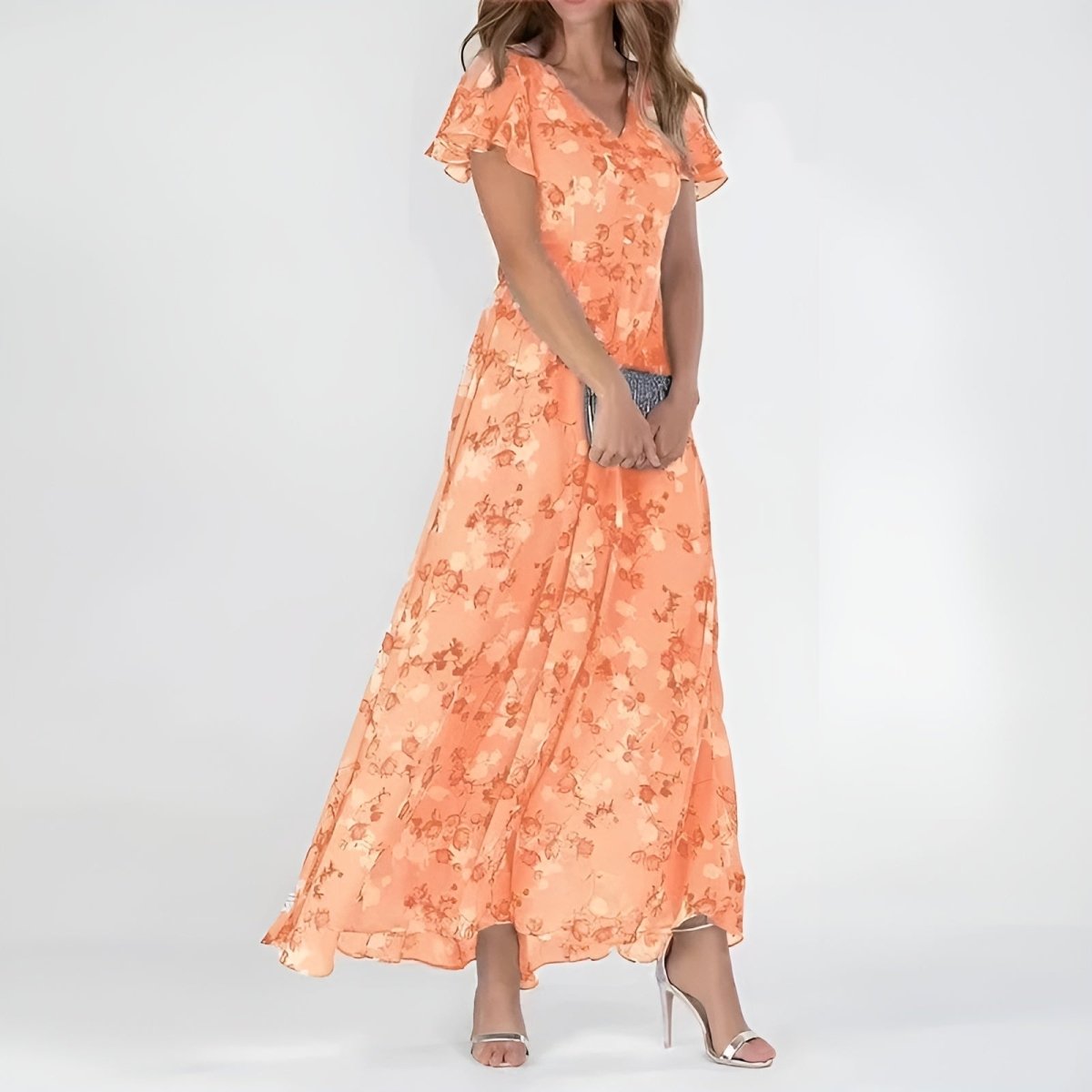 Laura™ | Vestido Floral Elegante - | Benedita Lisboa