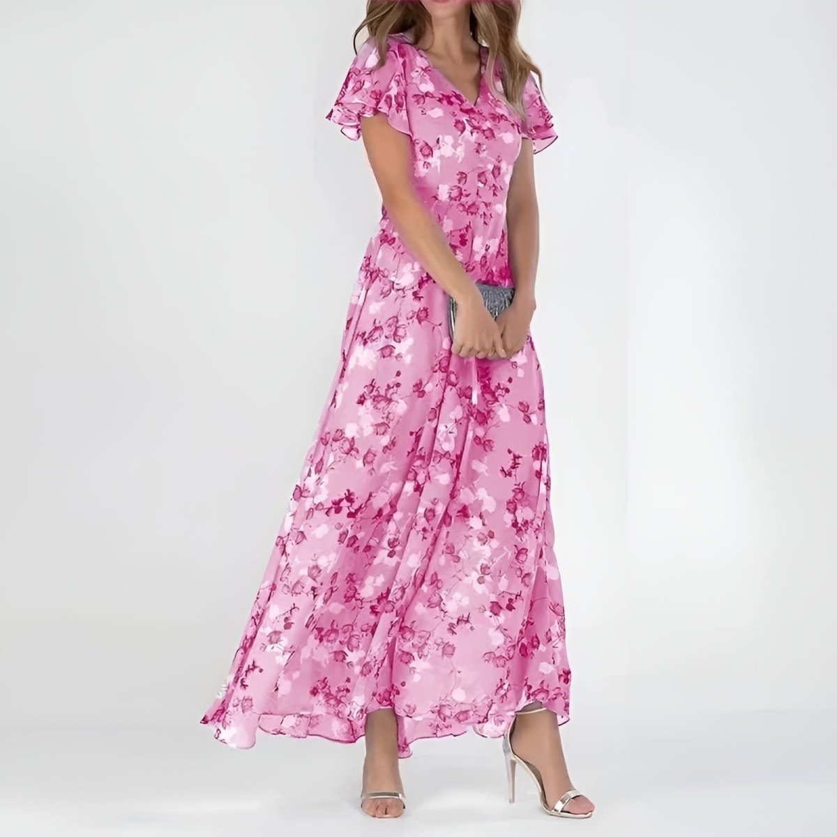 Laura™ | Vestido Floral Elegante - | Benedita Lisboa