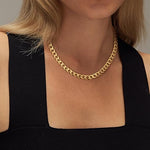 Leonor - Colar Chunky com Elos Cubanhos - | Benedita Lisboa