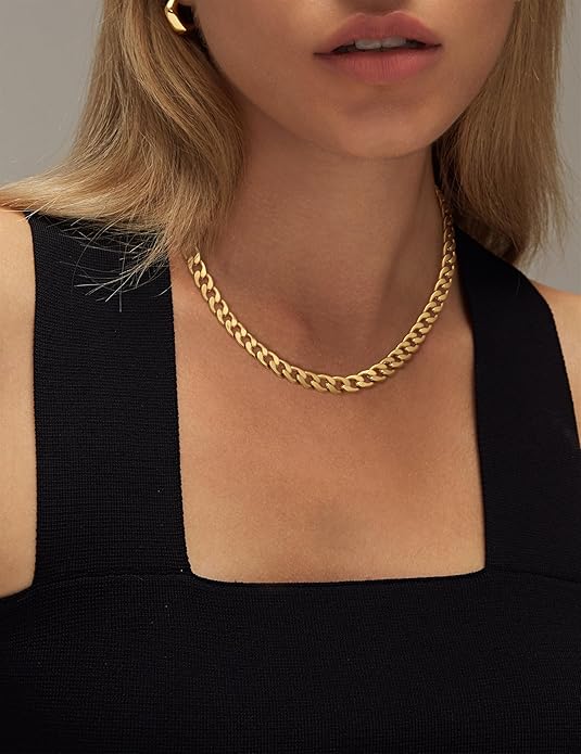 Leonor - Colar Chunky com Elos Cubanhos - | Benedita Lisboa