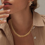 Leonor - Colar Chunky com Elos Cubanhos - | Benedita Lisboa