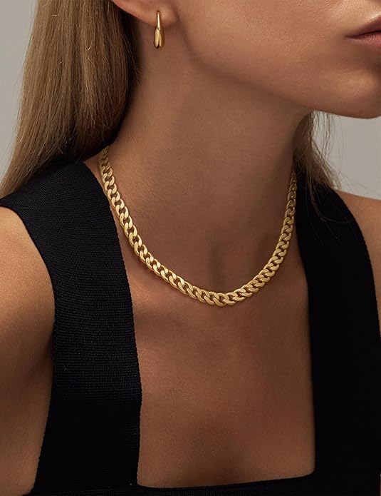 Leonor - Colar Chunky com Elos Cubanhos - | Benedita Lisboa
