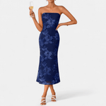 Leonor™ | Vestido Bordado Floral Super Elegante - | Benedita Lisboa