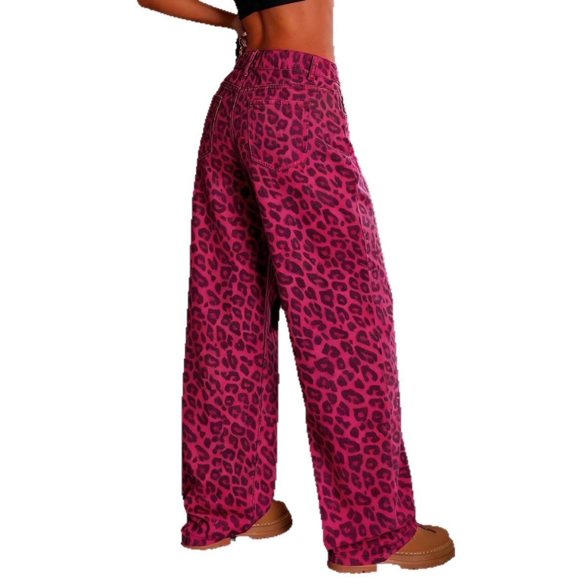 Leopardo™ | Calças Corte Largo - 0 | Benedita Lisboa