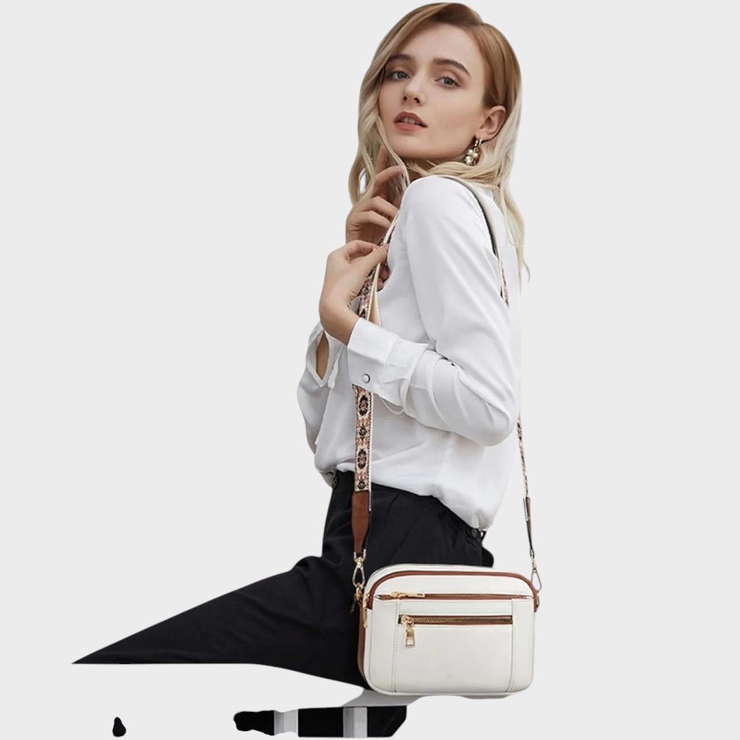 Lia™ | Bolsa de ombro refinada - | Benedita Lisboa