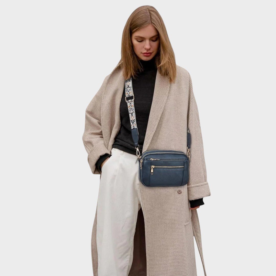 Lia™ | Bolsa de ombro refinada - | Benedita Lisboa