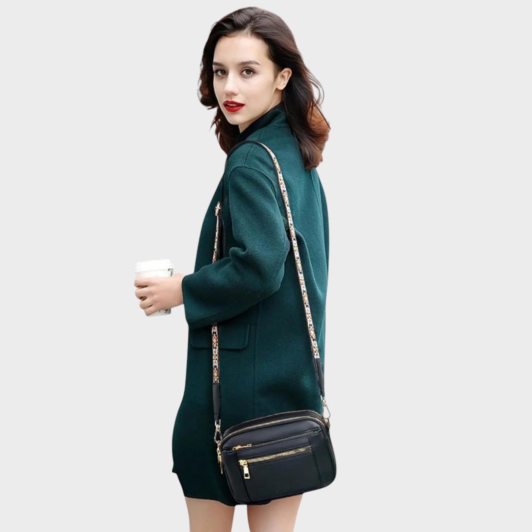 Lia™ | Bolsa de ombro refinada - | Benedita Lisboa