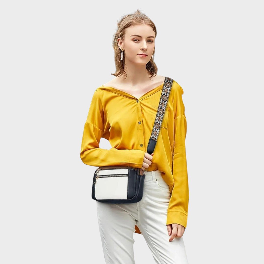 Lia™ | Bolsa de ombro refinada - | Benedita Lisboa
