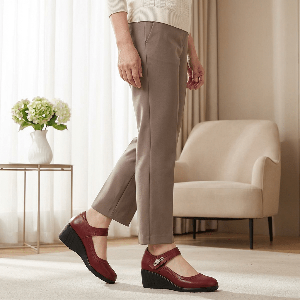 Lídia™ | Sapatos Ultra Comfort, Ideais Para Quem Tem Dores Ao Caminhar - | Benedita Lisboa