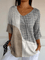 Liliana™ | Camisola de Malha, Com Padrão Abstrato e Intemporal - | Benedita Lisboa