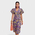 Lily™ | Vestido Fuego Tropical - | Benedita Lisboa
