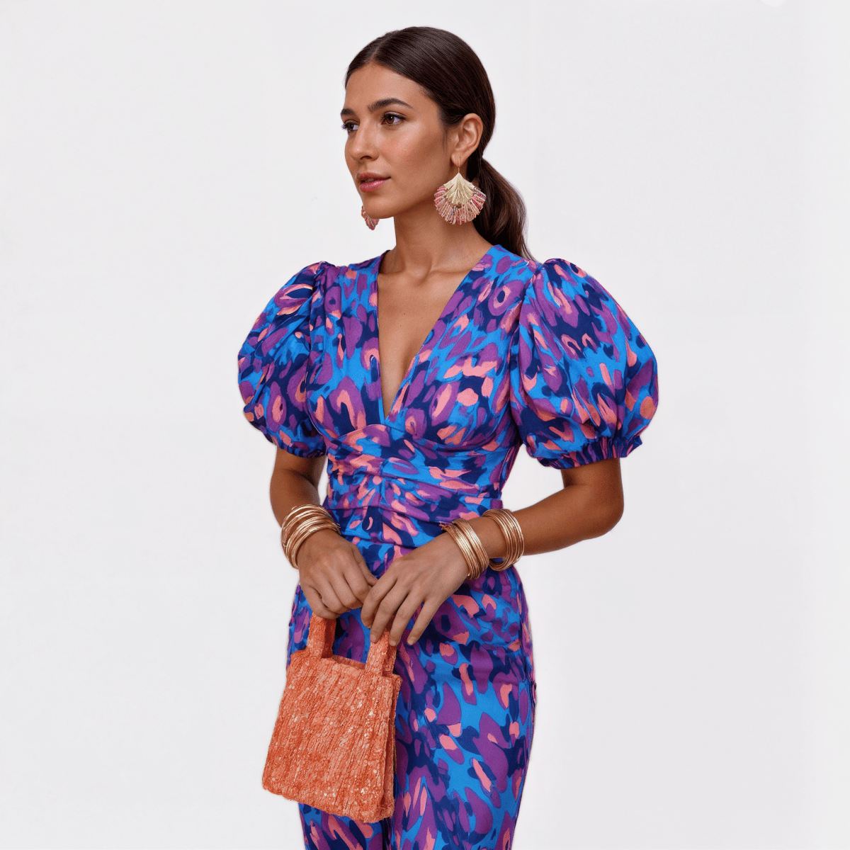 Lily™ | Vestido Fuego Tropical - | Benedita Lisboa