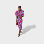 Lily™ | Vestido Fuego Tropical - | Benedita Lisboa