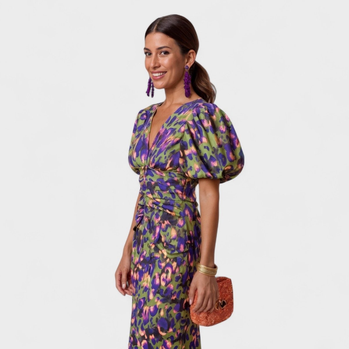 Lily™ | Vestido Fuego Tropical - | Benedita Lisboa