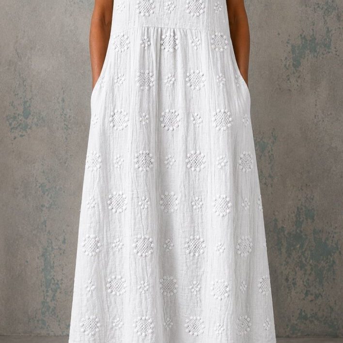 Linda | Vestido de Linho Sem Mangas - | Benedita Lisboa