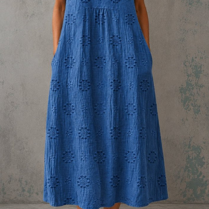 Linda | Vestido de Linho Sem Mangas - | Benedita Lisboa