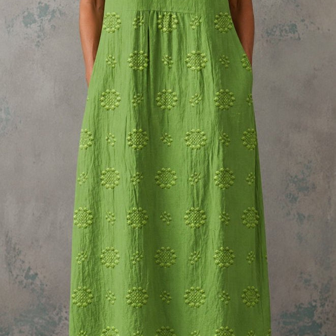 Linda | Vestido de Linho Sem Mangas - | Benedita Lisboa