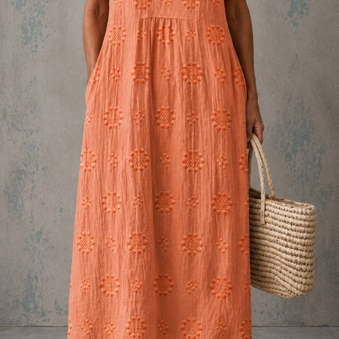 Linda | Vestido de Linho Sem Mangas - | Benedita Lisboa
