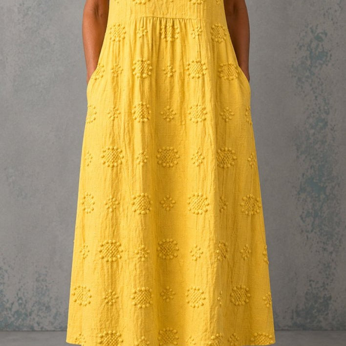 Linda | Vestido de Linho Sem Mangas - | Benedita Lisboa