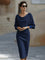 LIORA™ | Vestido Médio com Mangas Elegante - | Benedita Lisboa