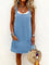 Lisa™ | Vestido de Alças em Denim Perfeito para o Verão - | Benedita Lisboa