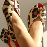 Louison™ | Sandálias com padrão leopardo - | Benedita Lisboa