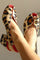 Louison™ | Sandálias com padrão leopardo - | Benedita Lisboa