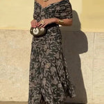 Luana™ | Vestido elegante com decote em V - | Benedita Lisboa