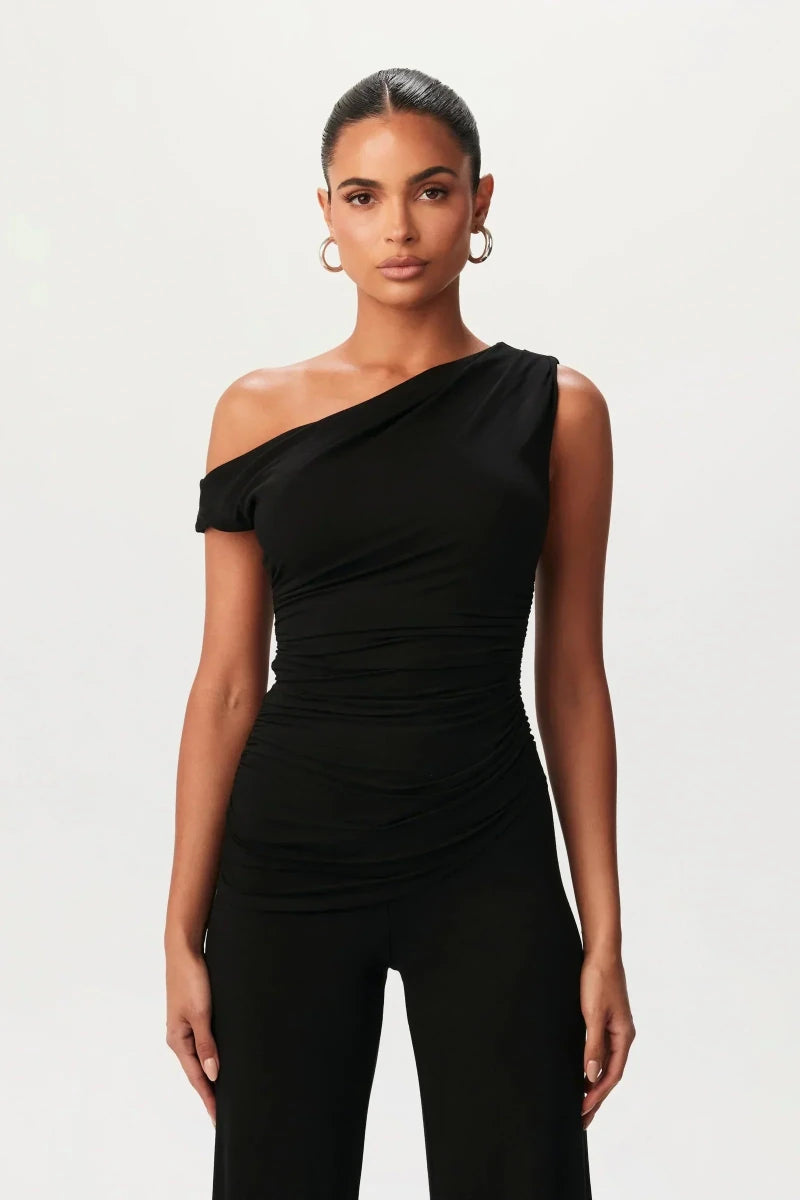 LÚCIA™ | Conjunto Elegante com Corte Assimétrico - | Benedita Lisboa