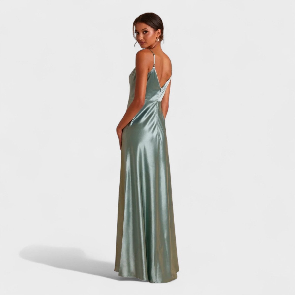 Lucía Satin™ | Vestido comprido - | Benedita Lisboa
