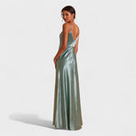 Lucía Satin™ | Vestido comprido - | Benedita Lisboa