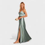 Lucía Satin™ | Vestido comprido - | Benedita Lisboa