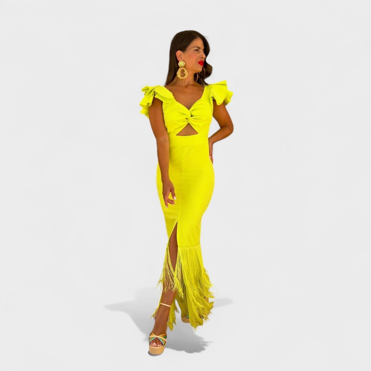 Lucía™ | Vestido flamenco néon - | Benedita Lisboa